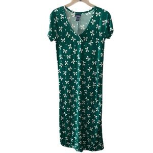 Uniti Green & White Bows Dress